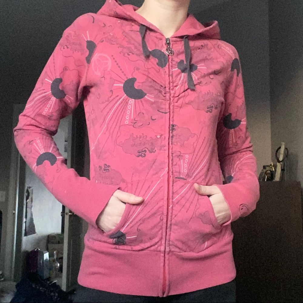 Orb printed hoodie size XS
